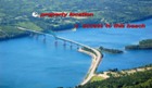 Aerial photo shows lot in relation to Seal Island Bridge and beach access