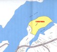Government mapping showing 17 acres of land on the Bras d'Or Lakes.