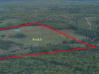 Photo taken from air in June 2012 showing location of blueberry field areas and lower Field.