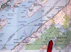 The red arrow on this map points to the location of this Loon Lake property.