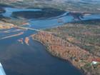 Jonathan's Landing shoreline and view of Baddeck River estuary