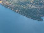 Aerial photo showing Bras d'Or Lakes shoreline at Neil's Shore.