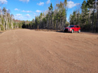 Lot 23-8 is on the left of this road - Public maintained road.