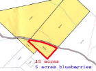 Map of land being sold