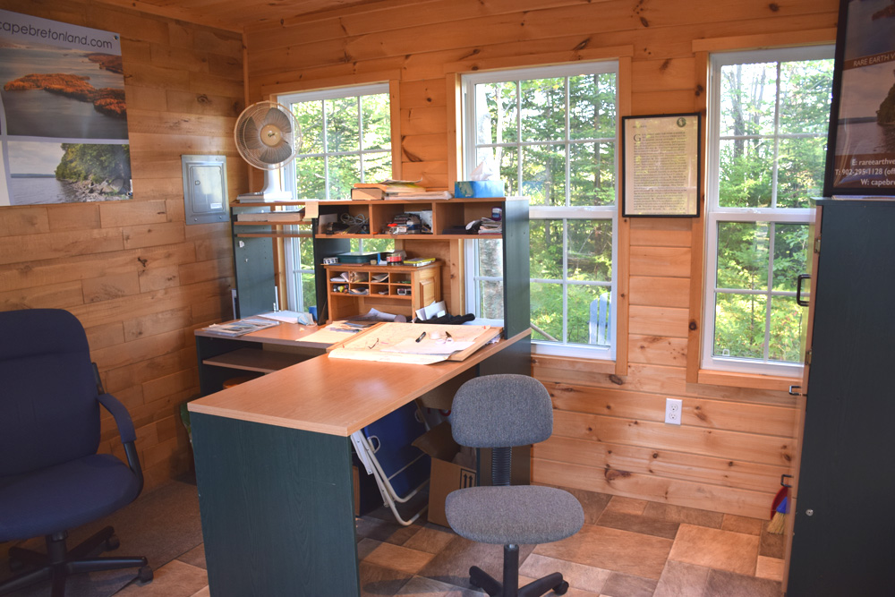 Interior view of office.