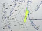 The property is highlighted in yellow on this map of the area.