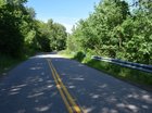 The property is on the right side of the road in this photo.