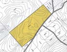 Topo map of property. Two parcels across the road are also part of the property.