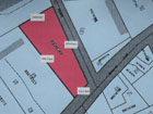 The 1.88 acre property has dimensions as noted on attached plan.