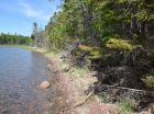 The property features 147 feet of shore frontage on Bras d'Or Lake.